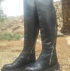 Ash Seven Leather Knee Boots